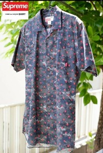 Supreme COMME des GARCONS SHIRT 総柄 半袖シャツ アロハシャツ