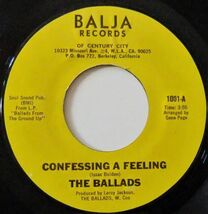 ■SOUL45 The Ballads / Confessing A Feeling / Butterfli [ Balja 1001]'75_画像1