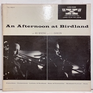 ■即決 Kai Winding Jj Johnson / an Afternoon at Birdland 33055 米盤、Dg Mono CoatCvr ジェイ・ジェイ・ジョンソン