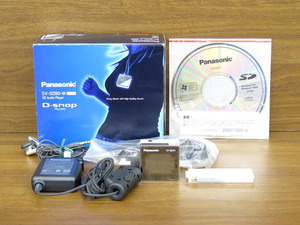 美品！Panasonic/パナソニック SD Audio Player オーディオ プレイヤー SV-SD90-W D-snap 音楽