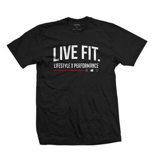 ★★SALE★★【送料無料】LIVE FIT Tシャツ PERFORMANCE 黒 Sサイズ☆LVFT