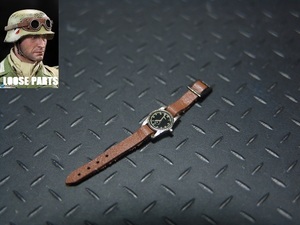 [ DAK/II ]1/6 doll parts :DID made WWII Germany Africa army . wristwatch 