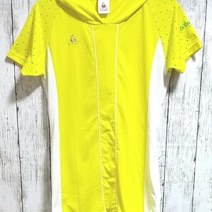 美品　 le coq sportif　ルコック　フーデッド　　　　　　レディース半袖シャツ　Mサイズ