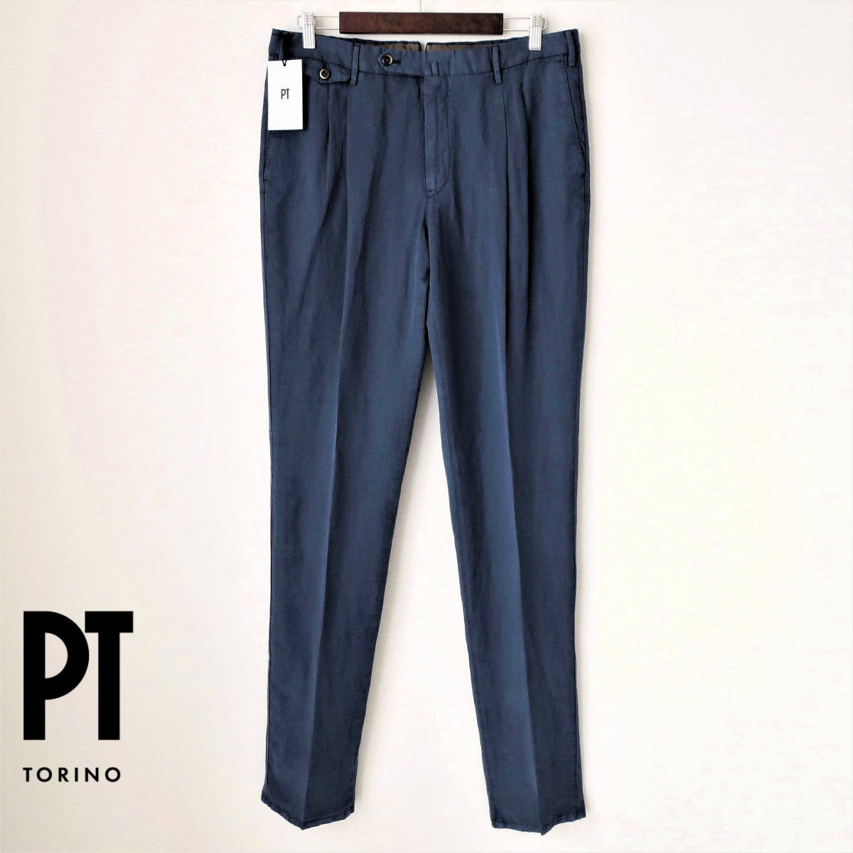 新品 タグ付 PT TORINO メンズ ストレッチ スラックス スリム スキニー