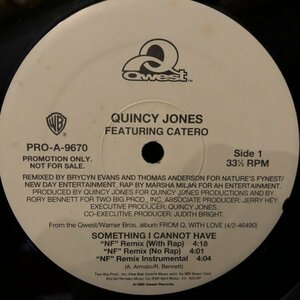 Quincy Jones Featuring Catero / Something I Cannot Have