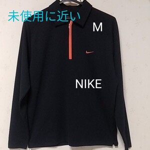ナイキゴルフ 長袖シャツ ゴルフウェア NIKE 長袖ポロシャツ GOLF ゴルフシャツ ネイビー M
