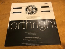 12”★Forthright / How Sweet The Sound / UKハウス・クラシック！_画像3