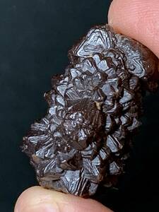 3−2・23g　ユニークな形状のエジプト産褐鉄鉱・ゼットストーン・預言石（エジプト産鉱物標本）