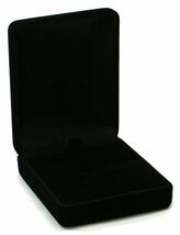 27個セット 黒 ペンダント アクセサリー イヤリング ケース ボックス 入れ物 収納箱 持ち運び可能 細身のチェーンネックレス用_画像1