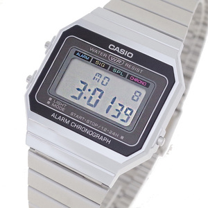 【新品】【箱無し】カシオ CASIO 腕時計 レディース A700W-1A クォーツ ブラック シルバー