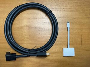 Apple アップル Lightning Digital AVアダプタ ＋　HDMIケーブル(2m)