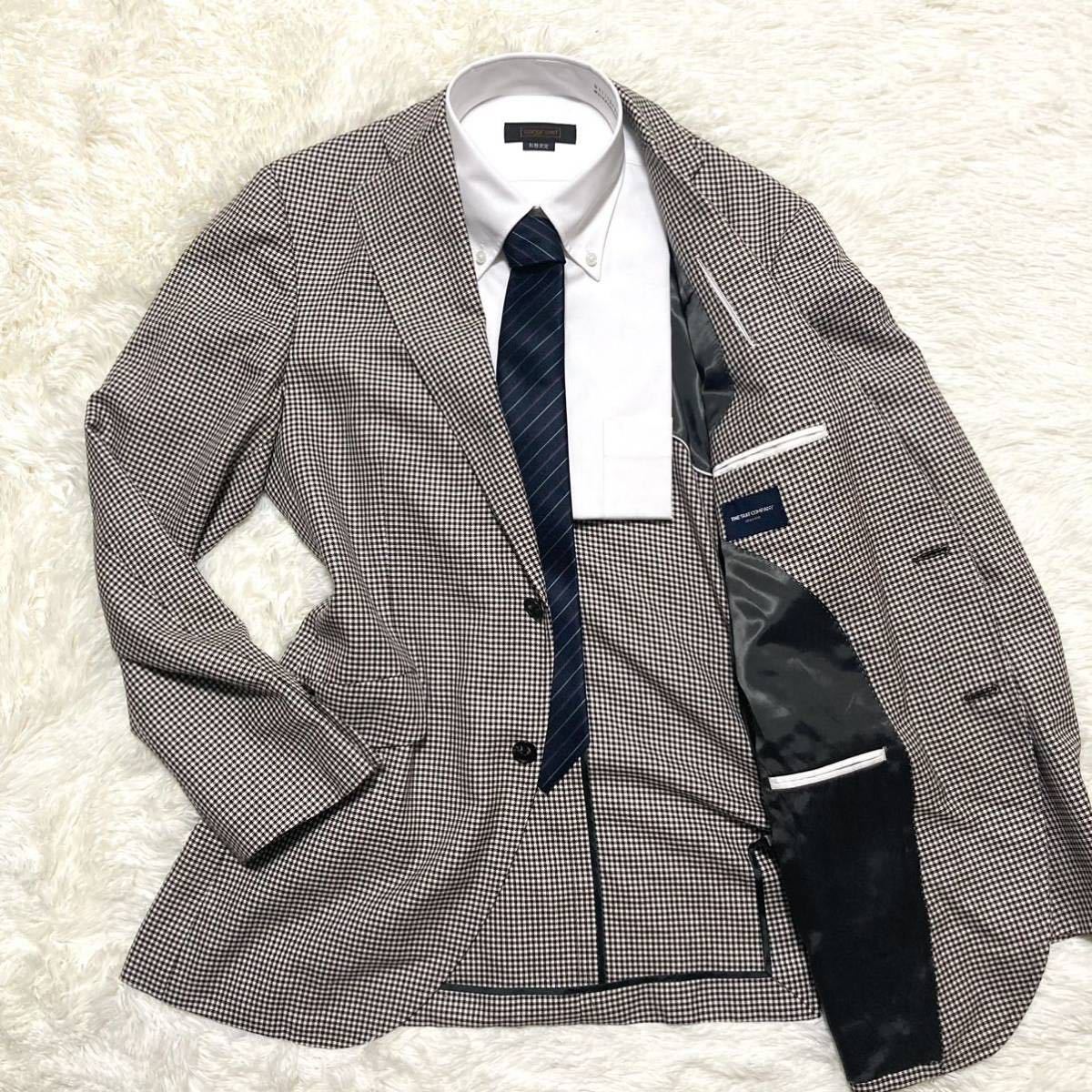熱い販売 【シルク混】The Suit グレー 2ピースセットアップスーツ 