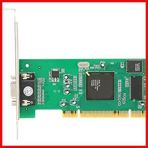 増設インターフェースボード VGA PCI 8MB 32ビット グラフィックカード 拡張カード PCIeホストアダプタカード マルチディスプレイ