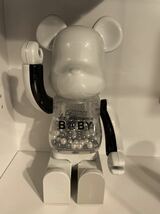 MY FIRST BE@RBRICK B@BY × FOREST 白×黒ベアブリック コラボ MEDICOM TOY 400% メディコム トイメディコムトイ_画像4