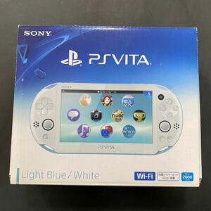 PCH-2000 PlayStation Vita Wi-Fiモデル　ライトブルー　ホワイト