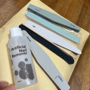 ネイリスト専用 ジェルネイルリムーバー やすり等