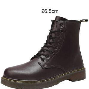 ブーツ メンズ エンジニアブーツ レースアップブーツ ショートブーツ26.5cm