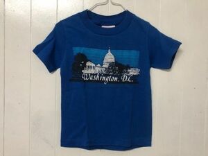 クリックポスト可 キッズ SMALL(6-8) 半袖 Tシャツ Sports wear Ⅱ 古着 USA アメリカ ヴィンテージ Washington D.C. Y-9-28