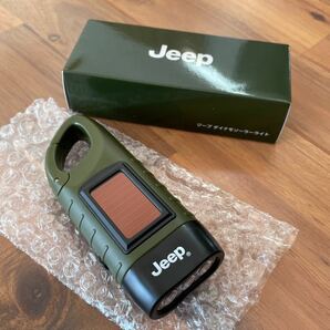 【新品・非売品】Jeep ジープ ノベルティ オリジナル ダイナモソーラーライト 非常用ライト