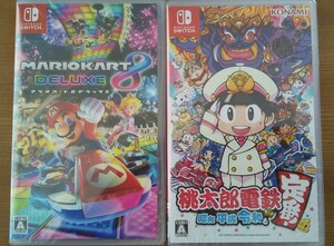 新品未開封 マリオカート8デラックス 桃太郎電鉄 ニンテンドースイッチ
