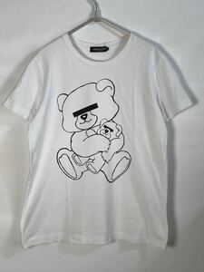 【古着】UNDERCOVER アンダーカバー Tシャツ ぬいぐるみ 目隠し ベア クマ 白S