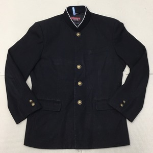 Cランク M651 (中古) 学ラン 160A 男子学生服 /黒/COLLEGE GLUB/制服/学生/中学校/高校/男子学生/学生服/標準型学生服