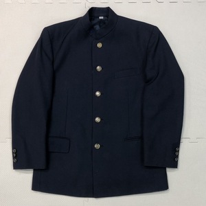 U24 (中古) 福島県 浪江高校 Cランク 学ラン 男子学生服 /濃紺/ONWARD/YA4/中高生/男子学生/男子高校生/冬服/制服