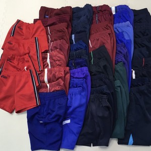 AJ652 large amount summarize ( box ) ( used ) long trousers shorts 51 point set /150/175/180/S/M/L/LL/O/ long trousers / is - bread / gym uniform / junior high school / high school / man and woman use 