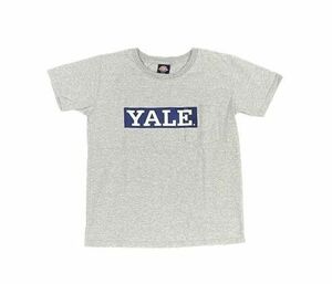 米国製 MADE IN USA グッドウェア Goodwear ヘビーウェイト ポケット Tシャツ YALE ボックスロゴ グレー サイズM [l-0210]