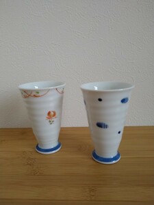 【新品未使用】陶器ペアフリーカップ