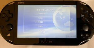 PlayStation Vita 本体のみ Wi-Fiモデル ブラック(PCH-2000ZA11) 初期化・動作確認済み 
