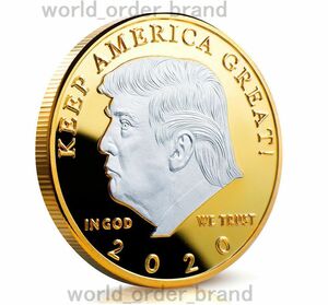 新品 トランプコイン 18ｋゴールドGP 約26g 2020 KEEP AMERICA GREAT Trump Coin 人気商品 上質 質感 高品質 高級感 大人気 格安 希少品