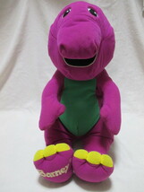 即決★バーニー&フレンズ　Barney　バーニー　トーキングドール　ぬいぐるみ人形 ☆35㎝_画像1