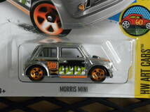 即決☆☆MORRIS MINI WAL-MART限定　ZAMAC HW2016　ART CARS ミニクーパー_画像2