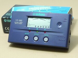 ▲30NM236▲【新品】YAMAHA　ヤマハ　Guitar　Bass　Auto　Tuner　YT-150　ギターベース用チューナー　外箱付