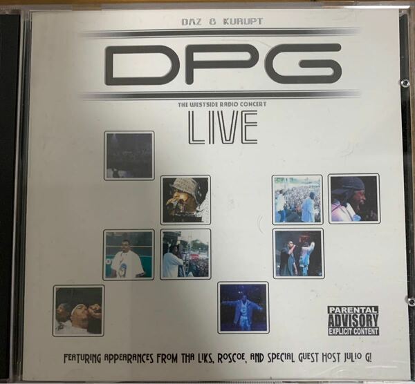 dpg daz kurupt dpg live 2枚組　dogg pound