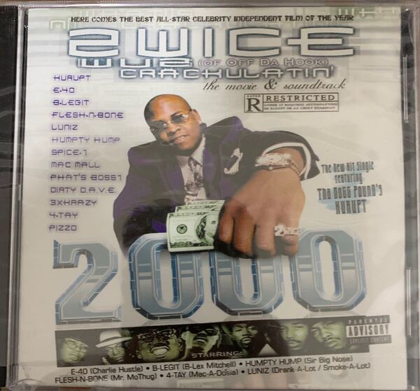 2WICE WUZ CRACKULATIN 2000 g-rap hip hop gangsta luv