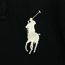 Polo Ralph Lauren（ラルフローレン）ビッグポニーポロシャツ メンズL ブラック/ホワイト_画像5