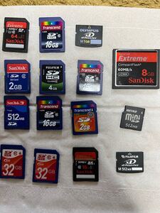 メモリーカード SanDisk SDカード 15枚組