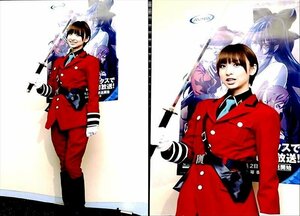 希少写真L版　AKB48　篠田麻里子　コスプレ　生写真2枚　篠田麻里子 【AE111419】