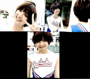 希少写真L版　AKB48　篠田麻里子　チアガール　生写真3枚　篠田麻里子 【AE111409】