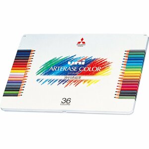 三菱鉛筆 消せる色鉛筆 ユニアーテレーズカラー 36色 UAC36C