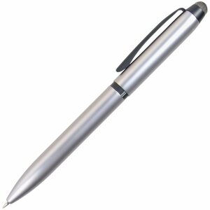 三菱鉛筆 3色ボールペン&amp;タッチペン ジェットストリームスタイラス シルバー SXE3T18005P26