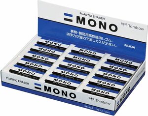 トンボ鉛筆 消しゴム MONO モノPE03 30個 PE-03A-30P
