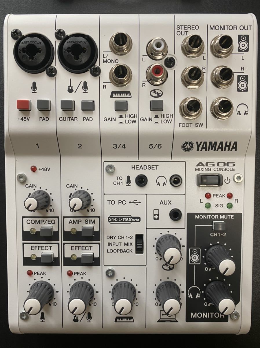 完璧完璧AG06 MK2 White 器材 | purcellcom.com