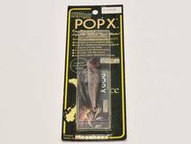 【未使用品】メガバス ポップX GGブラックバグ 1/4oz 2004年製 ポッパー トップウォーター megabass pop x_画像1