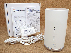 【中古】au Speed Wi-Fi HOME L01 HWS31SWA ホームルーター 制限〇 一括購入(MEB15-3)
