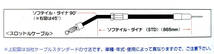 M4]H5497 イージーライダース ダイナ/ソフテイル アイドルケーブル 黒 9インチロング 96y～ Dyna&Softail用_画像3