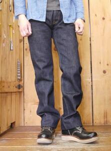 新品 アイアンハート 634S 21オンス セルビッチデニム ストレートジーンズ 34 ironheart straightdenim