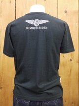 新品 トイズマッコイ BOMBER RIDER Tシャツ M ブラック TMC2228 toysmccoy _画像2